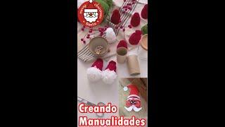 Que HERMOSOS!! ADORNOS NAVIDEÑOS con| ROLLOS DE PAPEL  HIGIENICO #shorts  #reciclajecreativo #diy 