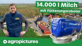 14.000 l Milchleistung mit Lemmer Fullwood FMR Fütterungsroboter: Milchviehbetrieb Schulte Lohmöller