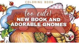 NEW Gnome for the Holidays Adult Coloring Book | Adult Coloring Book Review