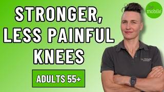 Weak, painful knees? Watch this! | Physiotherapy Strength & Fitness for Adults 55+