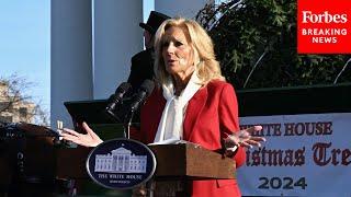 JUST IN: First Lady Dr. Jill Biden Receives Official 2024 White House Christmas Tree