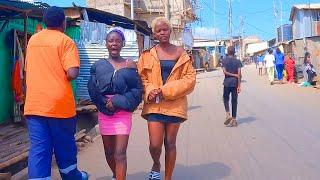 WRONG TURN IN KIBERA  SLUMS, I GOT LOST , 4K WALK NAIROBI  KENYA 