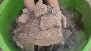 New Video  Bombastic Video Reused Pure Cement Crumbling in Clay Pot and Water  | Sleepaid