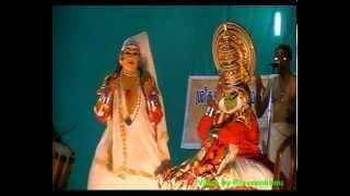 Kathakali- Karnasapadham-Kunthi & Karnan-Thirunakkara, Kottayam 5/6