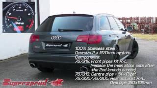 Audi RS6 V10 Full Supersprint Exhaust