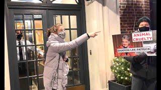 Animal Rights Activists Protest HSUS Board Member