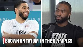 Jaylen Brown to Stephen A.: I know Jayson Tatum was 'pissed' when not playing in the Olympics 