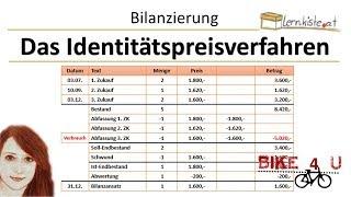 Vorratsbewertung - Identitätspreisverfahren