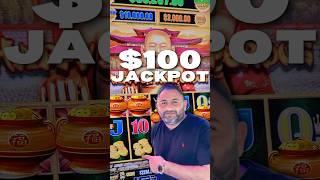 $100 SPIN 4 POT BONUS FOR THE JACKPOT  ON HAPPY & PROSPEROUS DRAGON LINK #shorts #fyp #caino