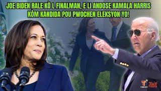 Prezidan Biden fè tout moun sezi aprè aksyon sa a, li rale kò li nan kous la, li bay sipò ak Kamala