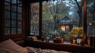 ️Don't Close The Window, Lie In A Warm Bed. Soothing rain sound will make you sleep