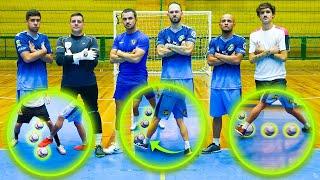 Aprenda como Lucaneta, Gleison e Serginho Paulista fazem seus dribles no futsal