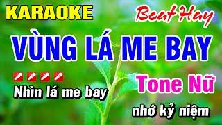 Karaoke Vùng Lá Me Bay - Như Quỳnh (Beat Hay) Tone Nữ Nhạc Sống | Hoài Phong Organ