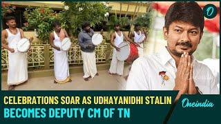 Celebrations Erupt in Chennai as Udhayanidhi Stalin Takes Oath as Deputy CM