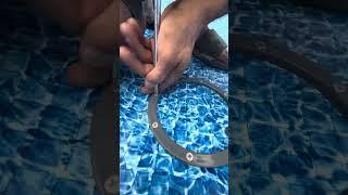 GONNA INSTALL  POOL MAIN DRAIN FACEPLATE #swimmingpool #educational #tutorial #diy #video