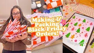 a productive week in the studio ️ & packaging orders  | Studio Vlog 032 | Small business vlog