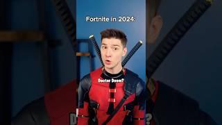 Fortnite in 2018 vs 2024.