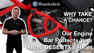 Wunderlich Engine Protection Bar for Ducati DesertX - Safeguard Your Ride!