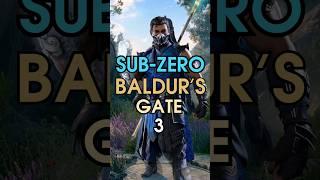 how to make SUB-ZERO in Baldur's Gate 3 - Monk/Rogue build #shorts #baldursgate3 #bg3