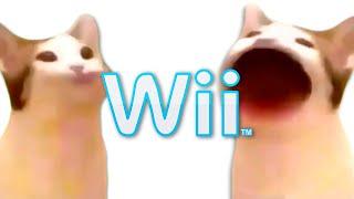 Pop Cat sings the Wii Theme meme