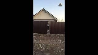 Широкие распашные ворота в Набережных Челнах