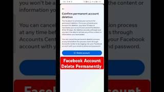 how to delete facebook account permanently