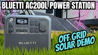 NEW BLUETTI AC200L Portable Power Station and PV200 Solar Panel Review