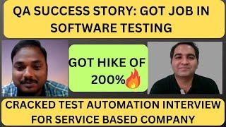 8LPA to 15LPA 7 Offers! A Journey of A Software Tester| QA Success Story| RD Automation Learning