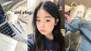 UNIVERSITY VLOG productive studying on campus, Korean bbq, nails etc.