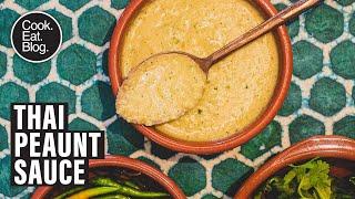 How to make a delicious Thai Peanut Dipping Sauce