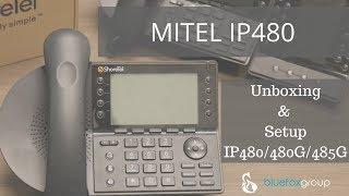 ShoreTel Mitel: IP480/IP485 - Unboxing and Setup of the latest voip phones for Mitel MiVoice Connect