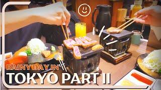 Tokyo Disneyland on a Rainy Day | Ultimate Dinner at Gyukatsu Motomura | Epic Combini Hopping ️