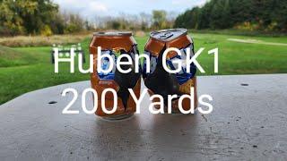 Extreme  Long Range  Huben GK1 Pistol Shots 100 and 200 yards