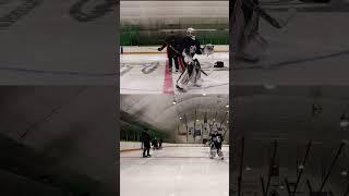 Short, Hard & Quick  #hockey #cameraguy #hockeylife #goaliecoach