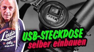 USB-/12 Volt-Steckdose am Motorrad montieren | HOW TO