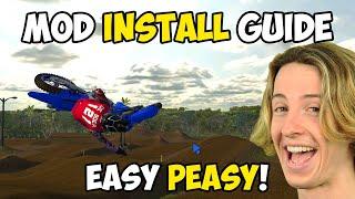2024 | How to EASILY Install MODS for MX Bikes + Find Tracks, Bikes & Gear | Tutorial