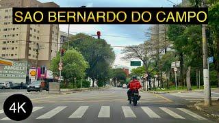 4K Sao Bernardo do Campo, #1 industrial city of Brazil, driving tour.