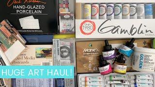 Art Supply Haul! New Royal & Lagnickel Flip Kit Watercolors | Daniel Smith Watercolor | Gamblin Oils