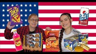 A Taste of the States PART 2 | Brits try American snacks