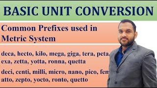 Basic Unit Conversions || B Mohan Kumar