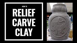 How to Relief Carve on Clay!