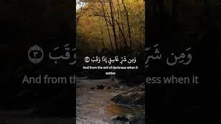 Surah al-Falaq recited by Mansour Al-Salmi