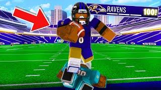 I BECAME LAMAR JACKSON IN ROBLOX FOOTBALL FUSION AND TOOK OVER!