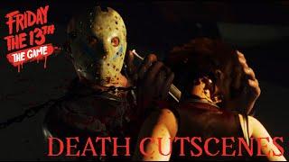 (16+) Friday The 13th Game - All Death Cutscenes