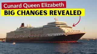 What is Cunard changing aboard Queen Elizabeth? Cunard cruise ship refit revealed.