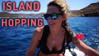 Island Hopping [Ep.20] Sailing Greece - Kythnos to Milos - SV CUBA