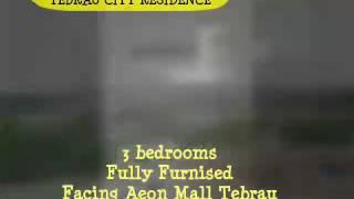 FOR RENT - Tebrau City Residence Apartment, JB