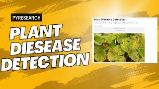 How to Plant Disease Detection  with python | Streamlit #tensorflow