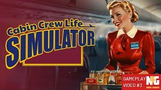 Cabin Crew Life Simulator #3 | Flying High in the new aircraft | New Simulator Game | Noob Gamer