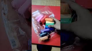 Unboxing soft clay. supersoft️️